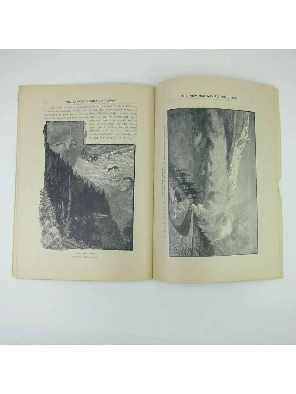 Canadian Pacific Railway Tour Book Canada Mountains Prairies Rivers Antique 1900
